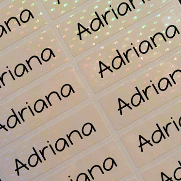 Personalized Waterproof Kids Small Name Labels $6.99 l Rainbow Labels